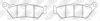 BMW 34117697086 Brake Pad Set, disc brake